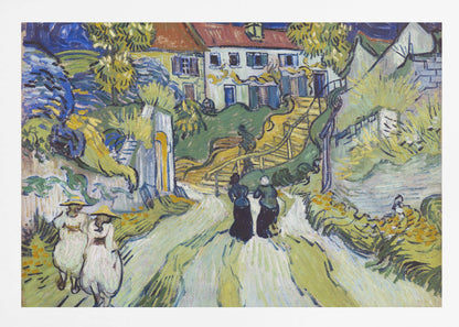 Stairway At Auvers (1890) - Poster / Art Print