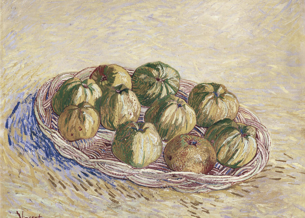 Still Life, Basket of Apples (1887) - Poster / Art Print