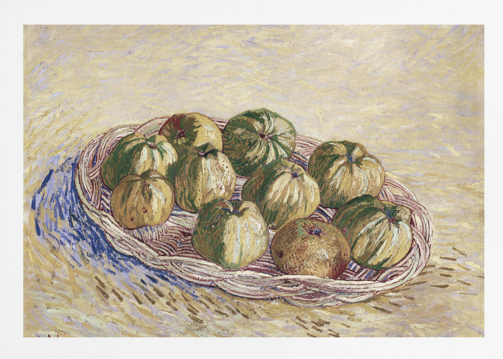 Still Life, Basket of Apples (1887) - Poster / Art Print