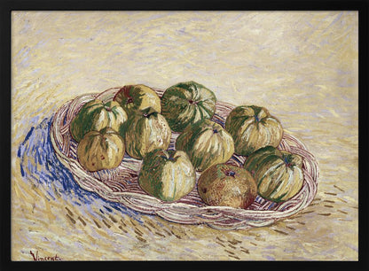 Still Life, Basket of Apples (1887) - Poster / Art Print