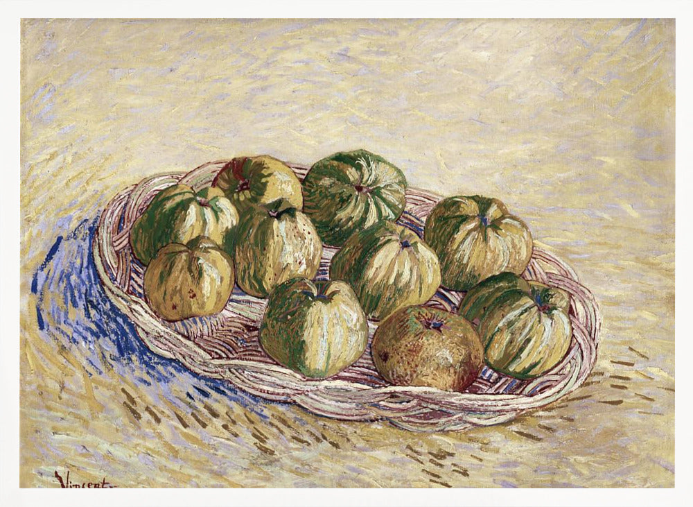 Still Life, Basket of Apples (1887) - Poster / Art Print