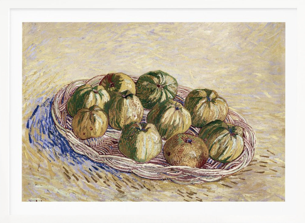 Still Life, Basket of Apples (1887) - Poster / Art Print
