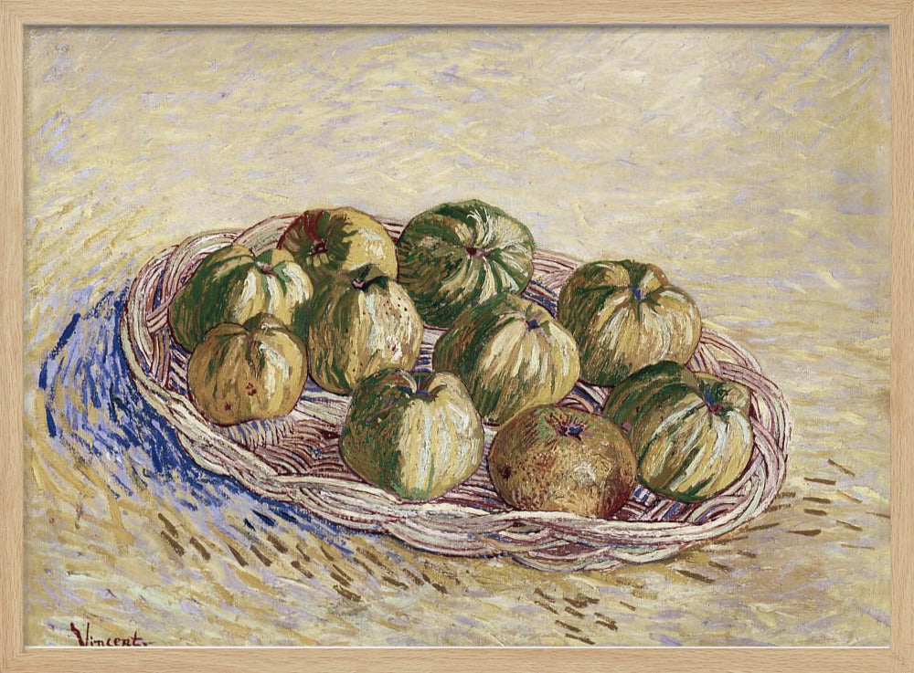 Still Life, Basket of Apples (1887) - Poster / Art Print