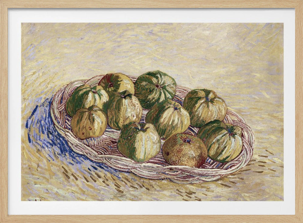 Still Life, Basket of Apples (1887) - Poster / Art Print
