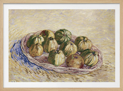Still Life, Basket of Apples (1887) - Poster / Art Print