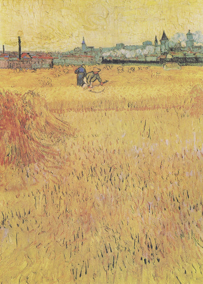 Wheat Field With View of Arles (1888) - Poster / Art Print