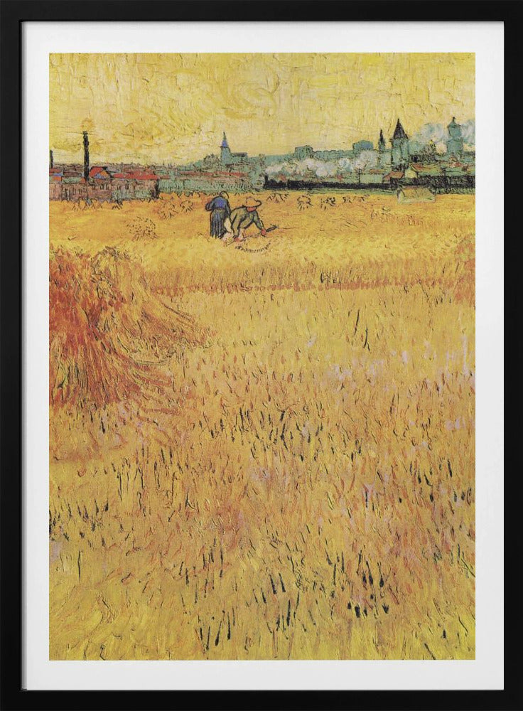 Wheat Field With View of Arles (1888) - Poster / Art Print