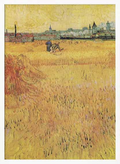 Wheat Field With View of Arles (1888) - Poster / Art Print