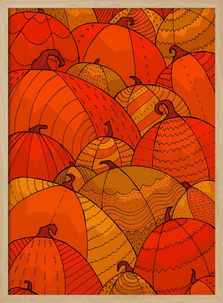 Pumpkins - Poster / Art Print
