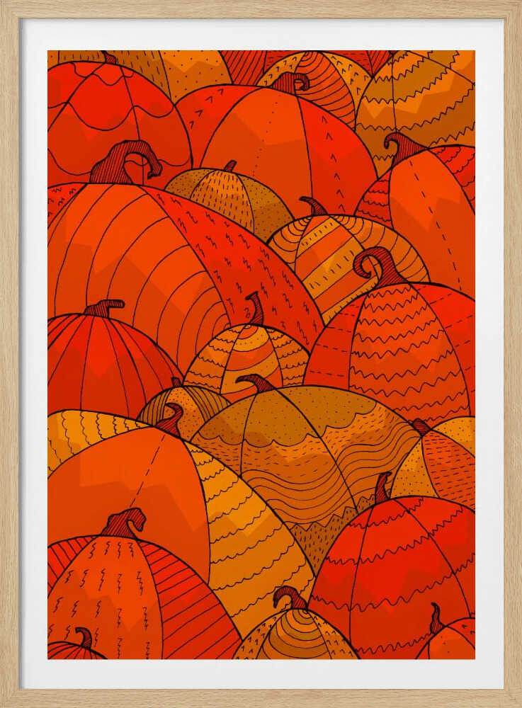 Pumpkins - Poster / Art Print