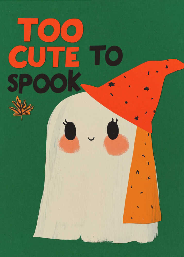 Charming Ghost Whimsy - Poster / Art Print