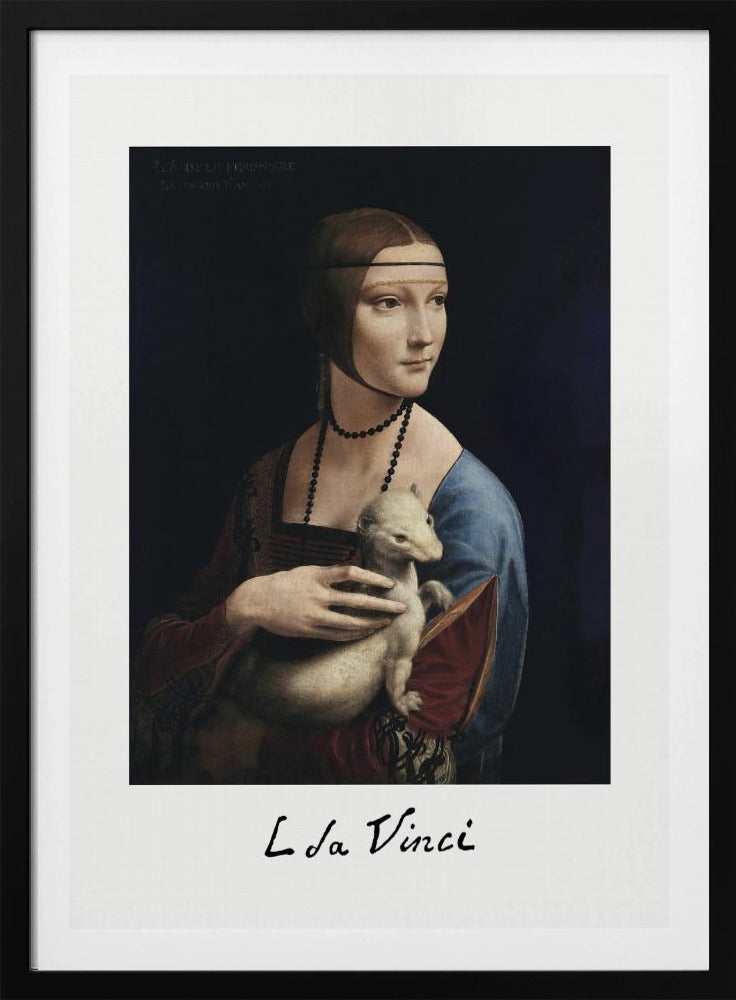 Lady With an Ermine (ca. 1490) - Poster / Art Print