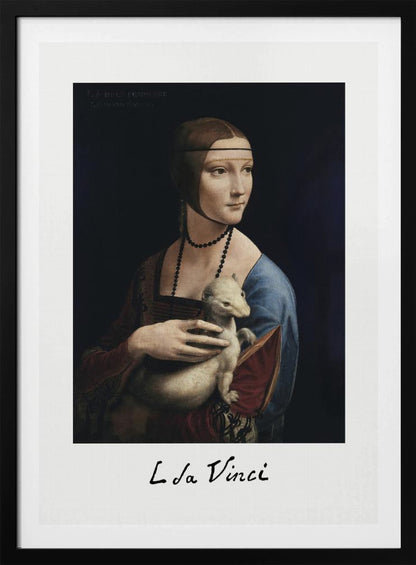 Lady With an Ermine (ca. 1490) - Poster / Art Print