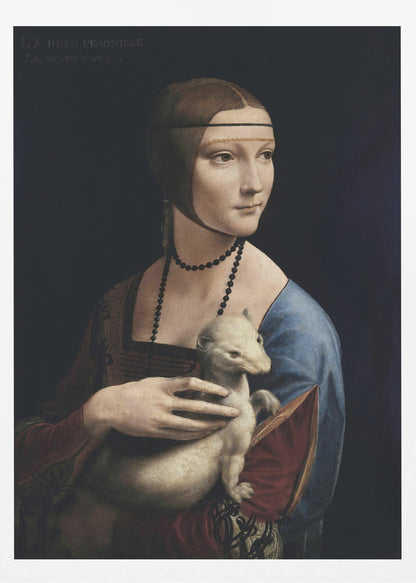 Lady With an Ermine (ca. 1490) - Poster / Art Print