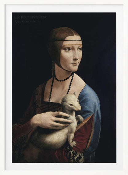 Lady With an Ermine (ca. 1490) - Poster / Art Print