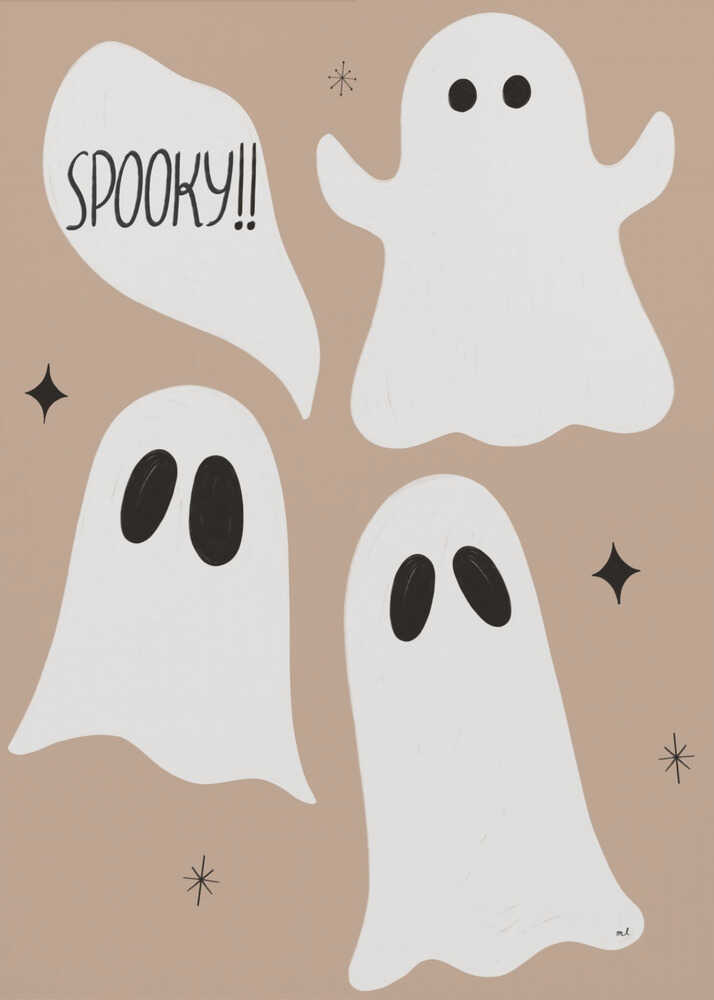 Spooky Ghosts - Poster / Art Print