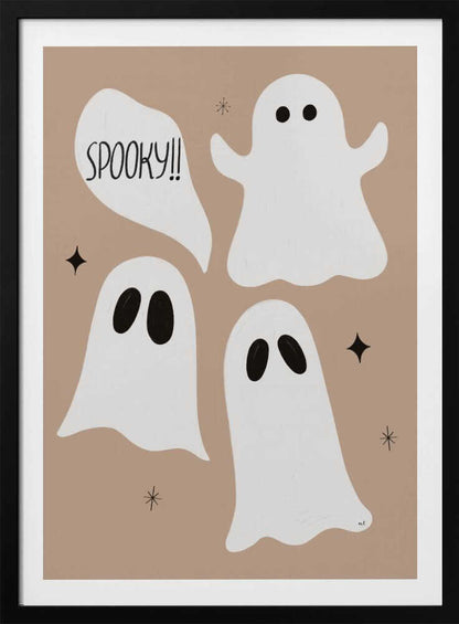 Spooky Ghosts - Poster / Art Print