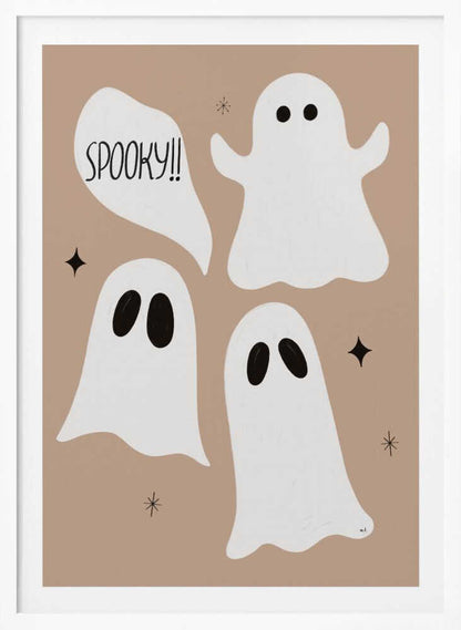 Spooky Ghosts - Poster / Art Print