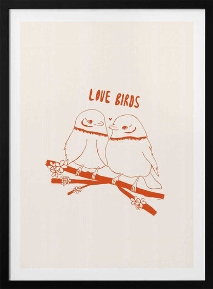 LOVEBIRDS - Poster / Art Print