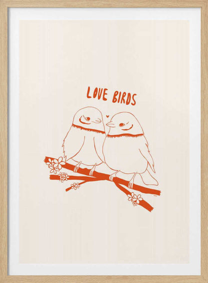 LOVEBIRDS - Poster / Art Print