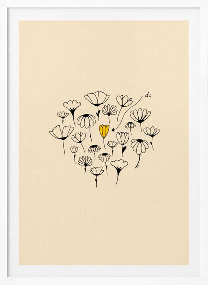 LITTLE FLOWER - Poster / Art Print