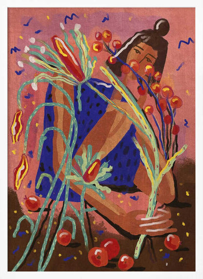 Pick a flower - Poster / Art Print