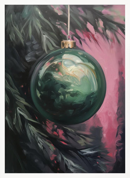 Christmas Bauble No 2 - Poster / Art Print