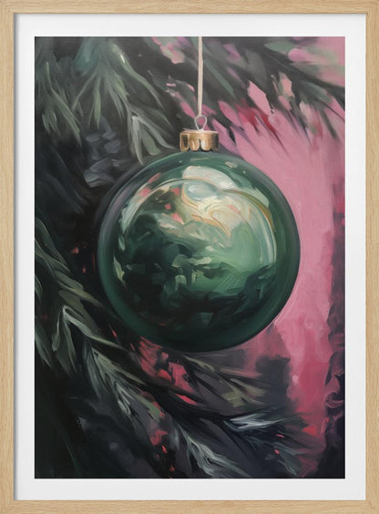 Christmas Bauble No 2 - Poster / Art Print
