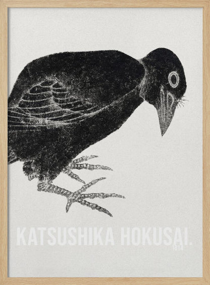 Katsushika Hokusai's Bird 1814 - Poster / Art Print