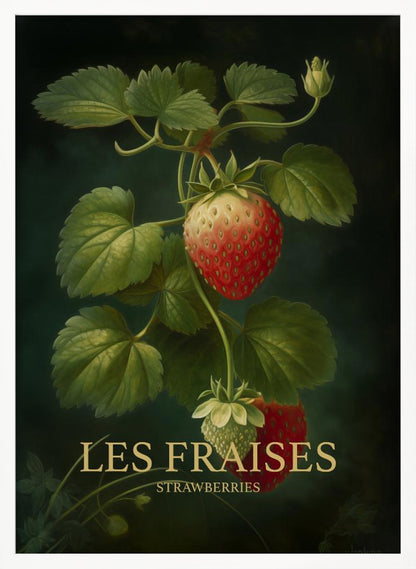 Les Fraises - Strawberries - Poster / Art Print