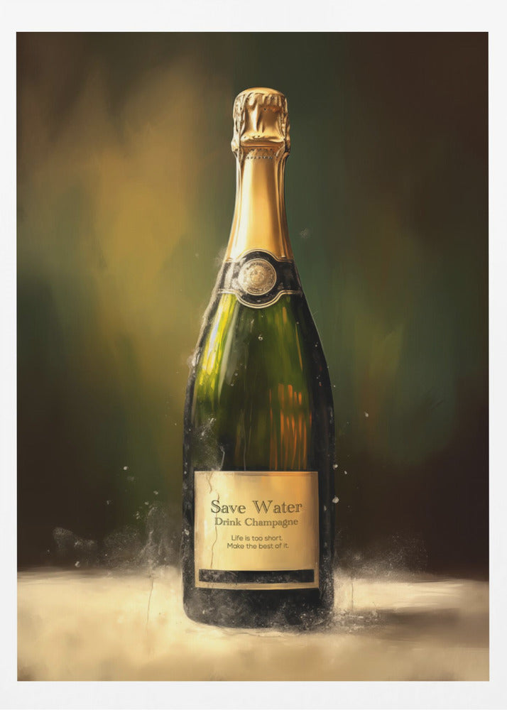 Drink Champagne - Poster / Art Print