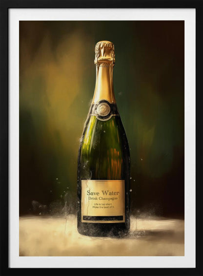 Drink Champagne - Poster / Art Print