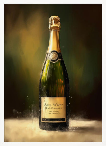 Drink Champagne - Poster / Art Print