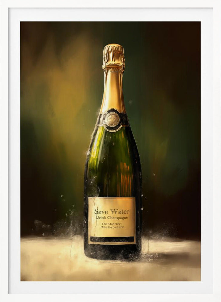 Drink Champagne - Poster / Art Print