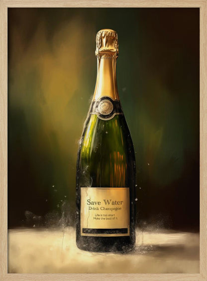 Drink Champagne - Poster / Art Print