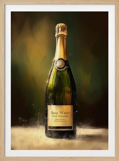 Drink Champagne - Poster / Art Print