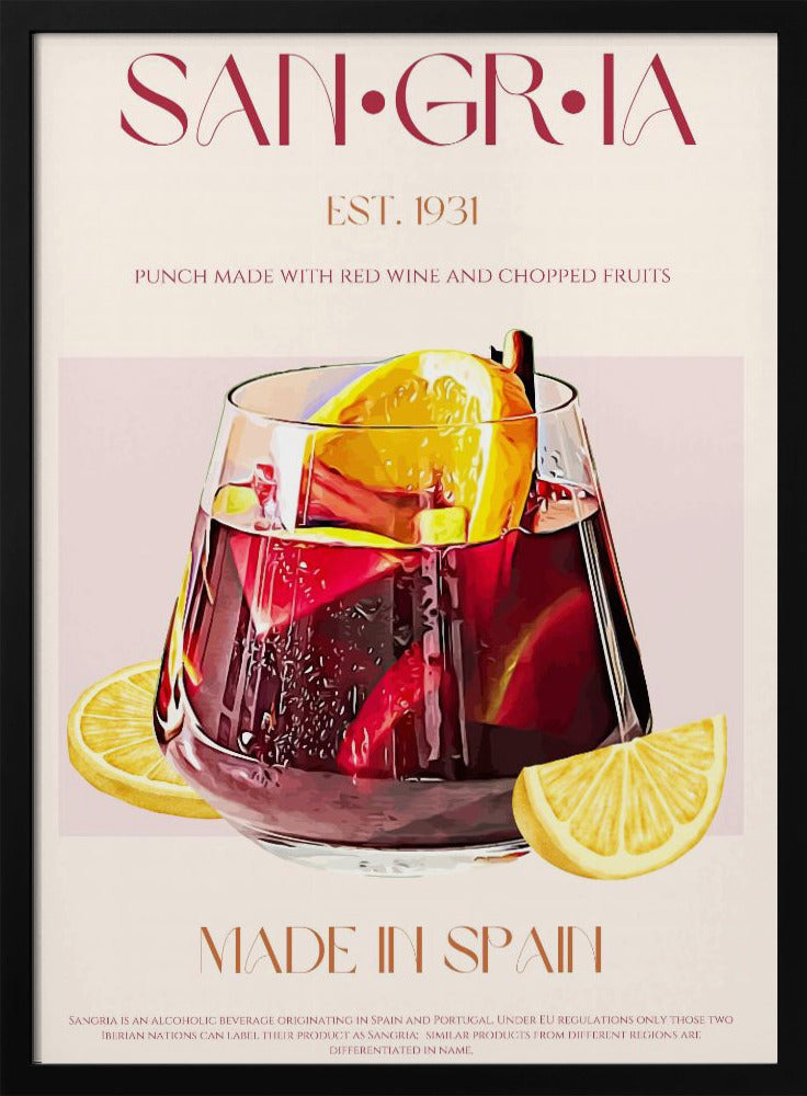 Sangria print - Poster / Art Print
