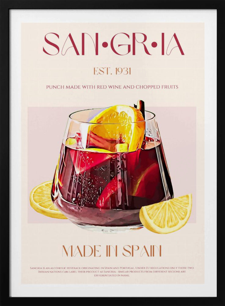 Sangria print - Poster / Art Print