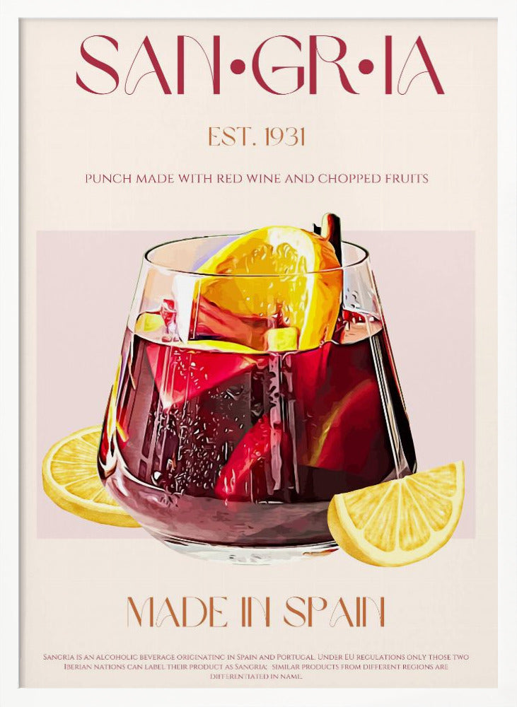 Sangria print - Poster / Art Print