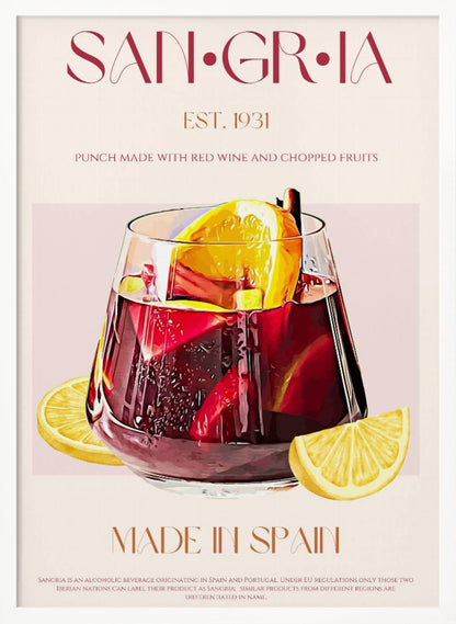 Sangria print - Poster / Art Print