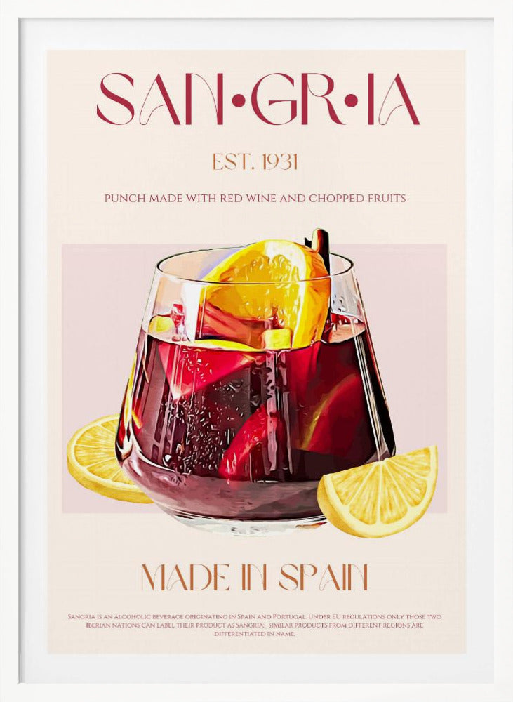 Sangria print - Poster / Art Print