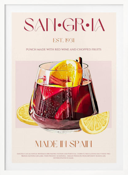 Sangria print - Poster / Art Print