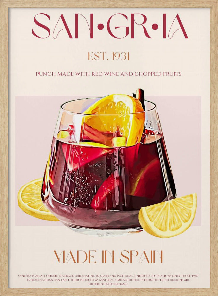 Sangria print - Poster / Art Print