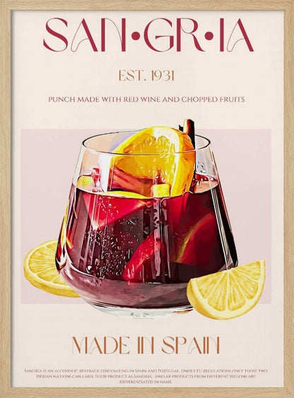Sangria print - Poster / Art Print