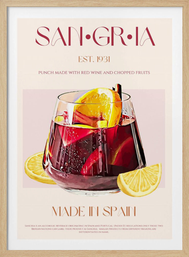 Sangria print - Poster / Art Print