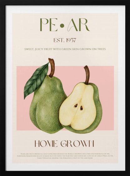 Pear print - Poster / Art Print