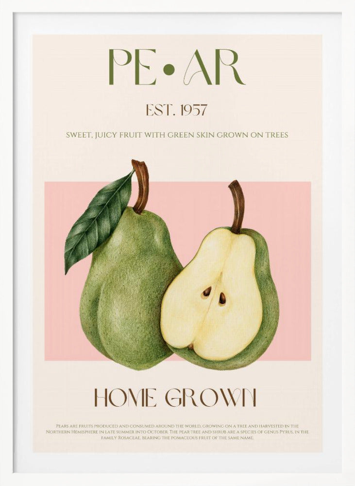 Pear print - Poster / Art Print