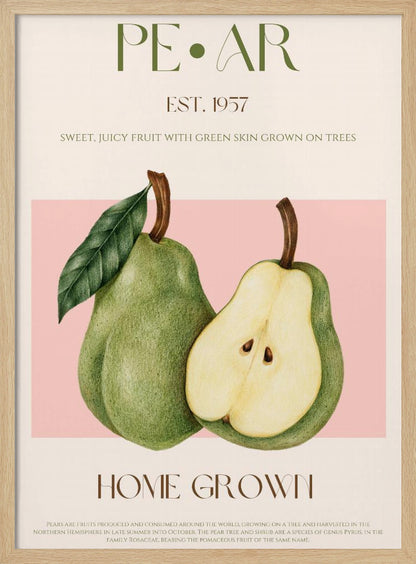 Pear print - Poster / Art Print
