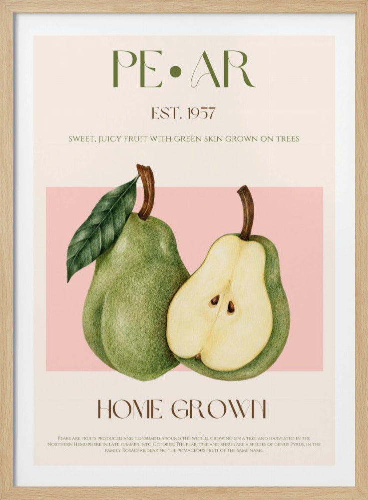 Pear print - Poster / Art Print