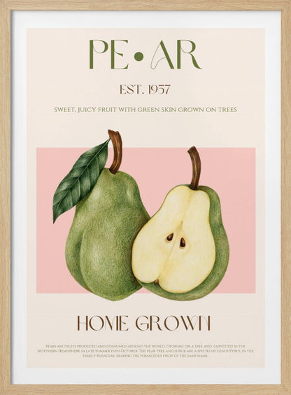 Pear print - Poster / Art Print